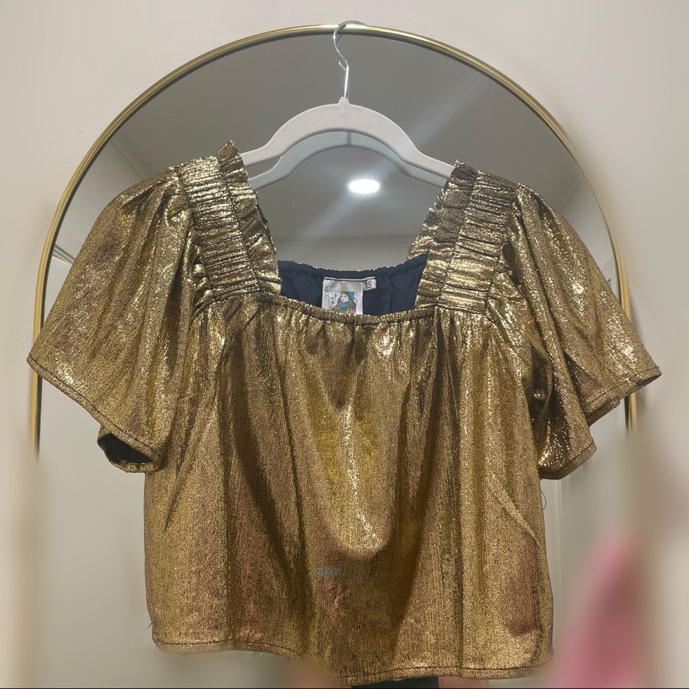 BLACK GOLD QUEEN OF SPARKLES TOP